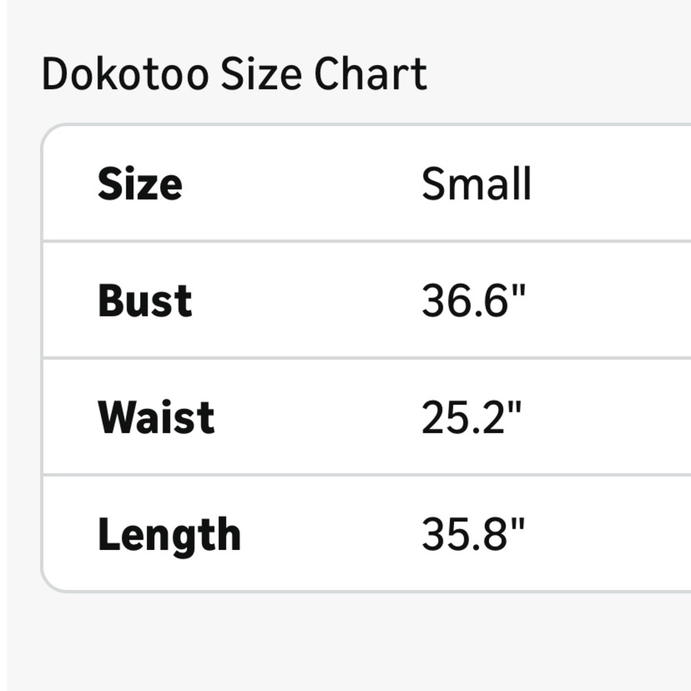 NWOT Never worn Dokotoo woman’s white ruffle dress Size S - Picture 4 of 6